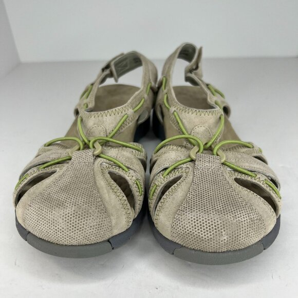 Clarks Privo Womens 77236 Beige Closed Toe Slingback Hook & Loop Size 9M Sandals - Picture 3 of 9